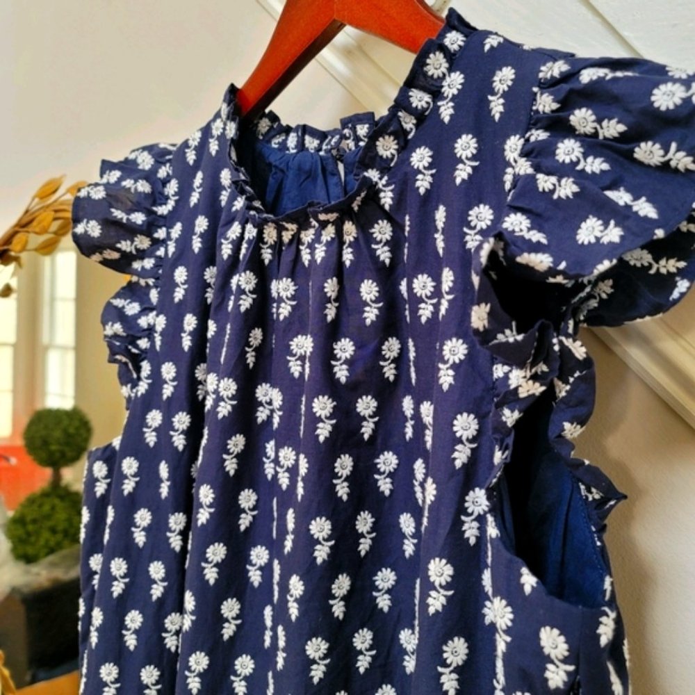 J.Crew Tiered Cotton Voile Dress TALL NWT - Picture 5 of 6